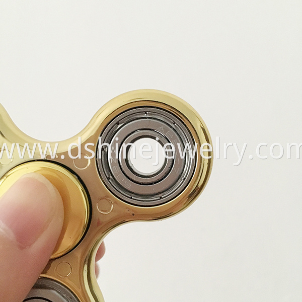 metallic hand spinner